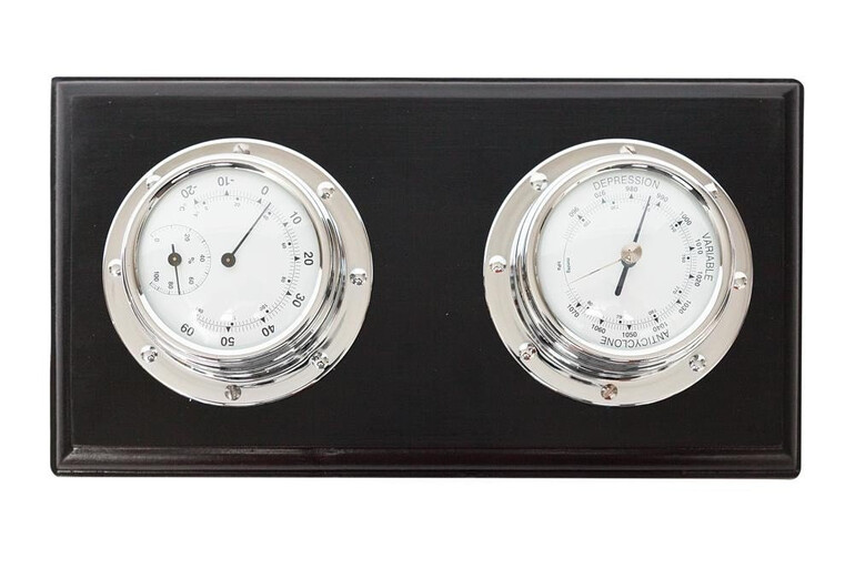 Термометр/барометр Secret De Maison (mod. 37811) (Чёрный)