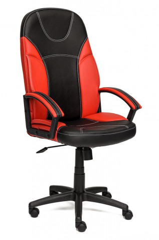 Кресло компьютерное «Twister» (Чёрно-красная искусственная кожа)