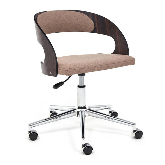 Кресло офисное TetChair «Jazz» (палисандр, экошерсть, коричневый)