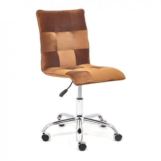 Кресло офисное TetChair «Zero» (бархат, коричневый)