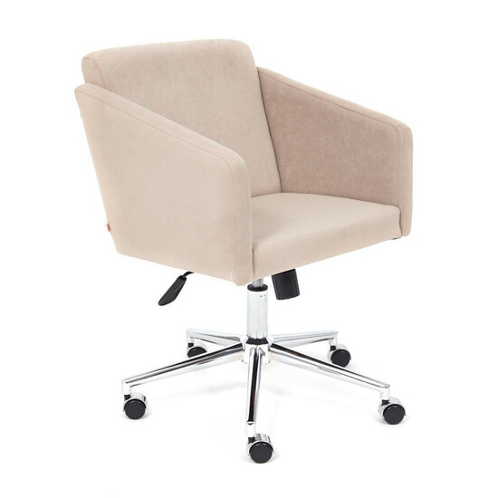 Кресло офисное «Milan» (хром флок, бежевый, 7)