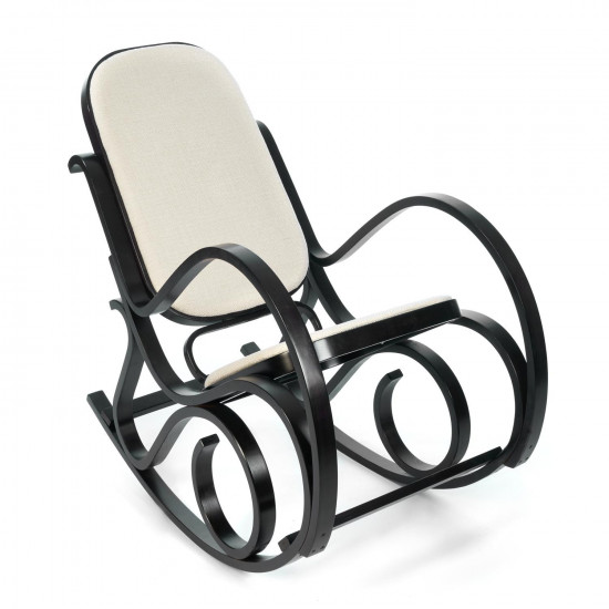 Кресло-качалка (mod. AX3002-2) (Венге/ткань бежевая )