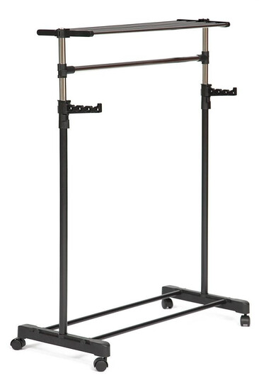 Вешалка раздвижная для гардеробной HG 89 (Чёрный)