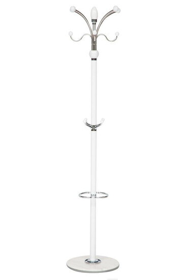 Вешалка напольная XY-030 glossy white (Белый глянец)