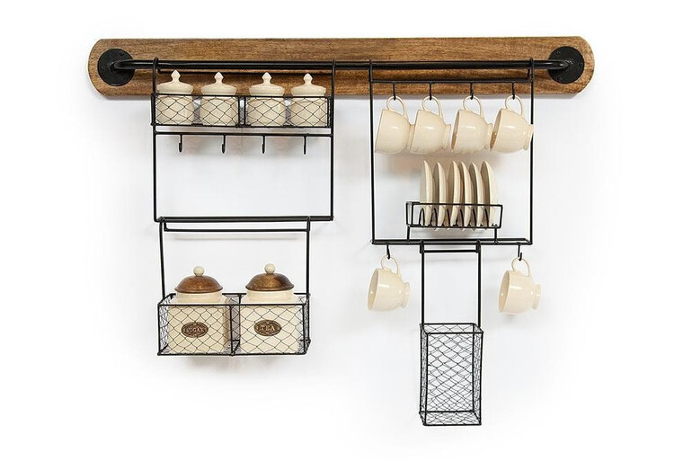 Большая посудная полка С-3594 (Натуральный)