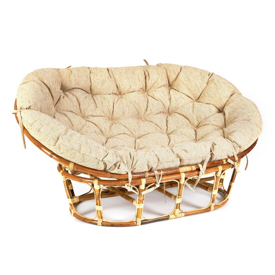 Кресло «Mamasan Eco Skin» (с подушкой) (натуральный)