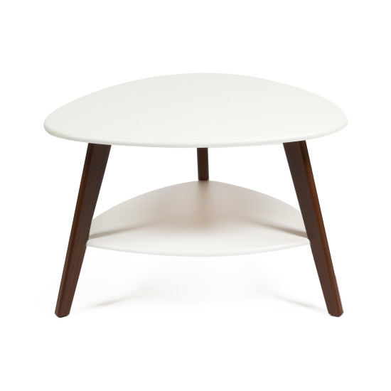 Стол журнальный «Caroll» (белый/орех)