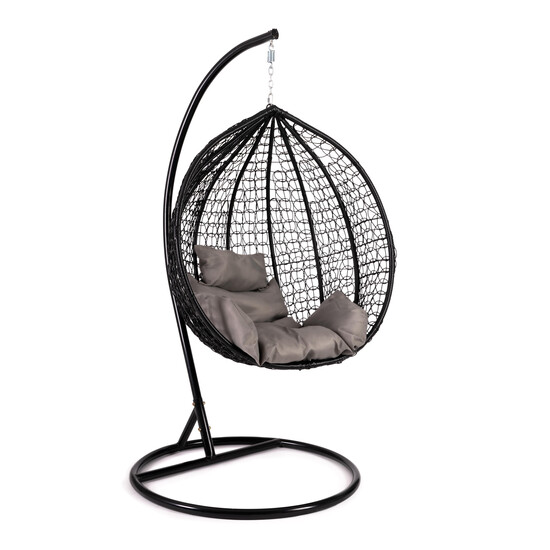 Кресло подвесное (mod. SC-001) с подушкой (Черный)
