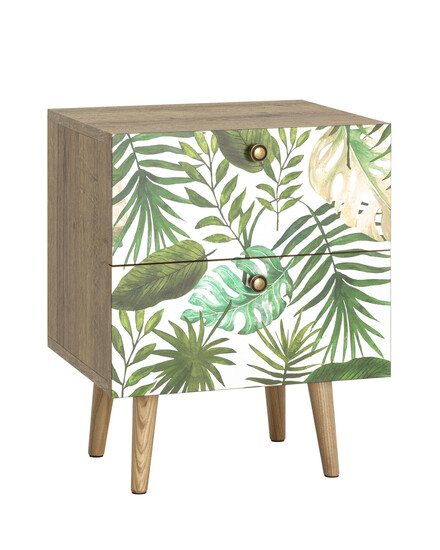 Тумбочка Berber с двумя ящиками 4 принт