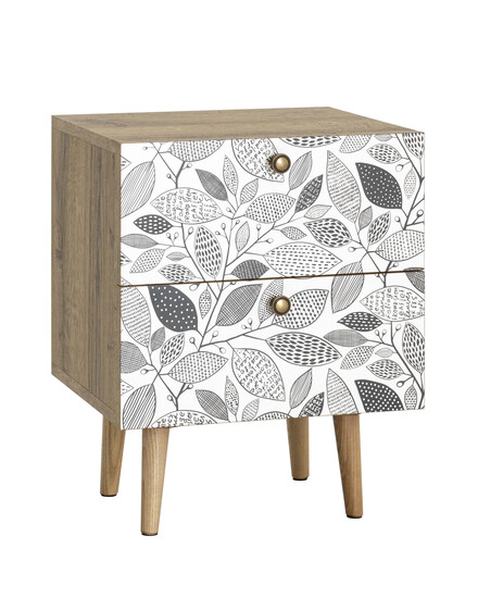 Тумбочка Berber с двумя ящиками 9 принт