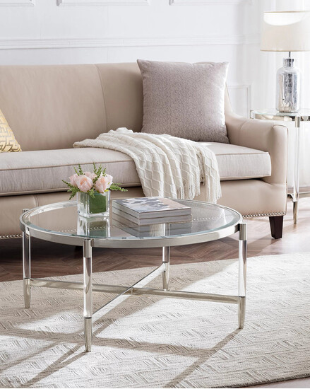 Журнальный стол "Шэрон" Silver