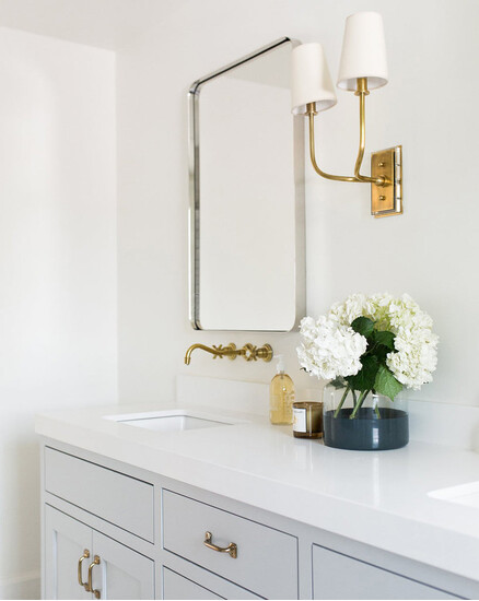 Зеркало в раме "Фултон" silver