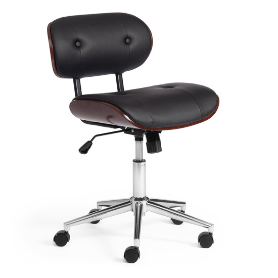 Кресло CRAFT (орех, кож/зам черный)