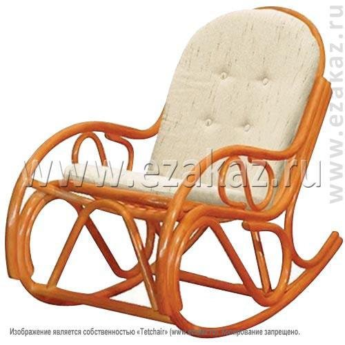 Кресло-качалка из ротанга 05/04 (Коньяк)
