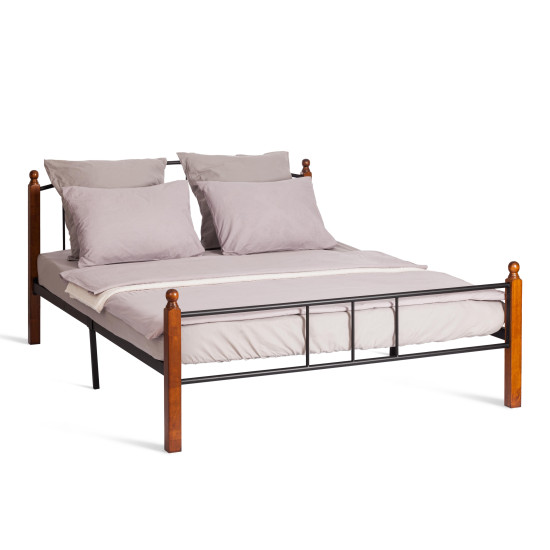 Кровать двуспальная AT 915 (металлический каркас) + основание (160см x 200см)