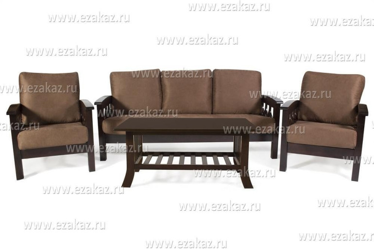 Комплект мягкой мебели «Блоссом» (Blossom) 9916 (cappuccino)