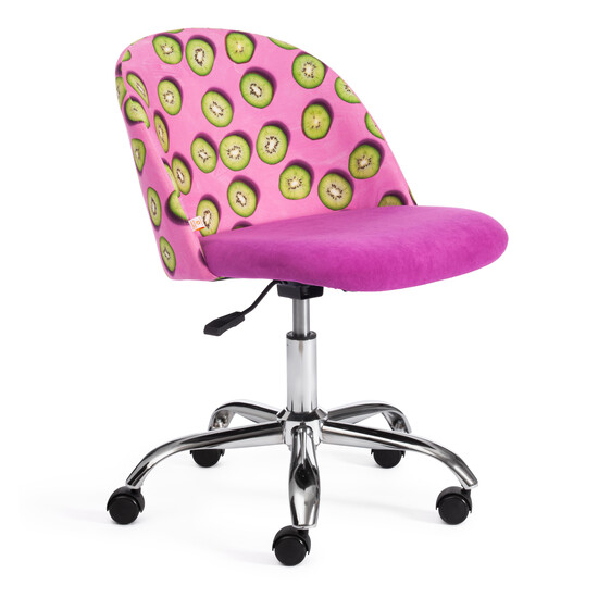 Кресло MELODY (ткань/флок, фиолетовый, Botanica 06 kiwi/138)