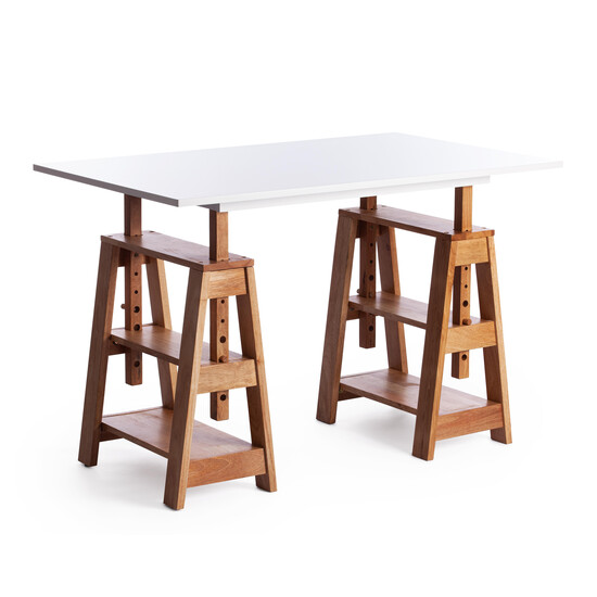 Стол Письменный Jimmi (Белый/Натуральный)