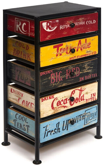 Комод Secret de Maison «7-UP» (mod. O-258) (Чёрный)