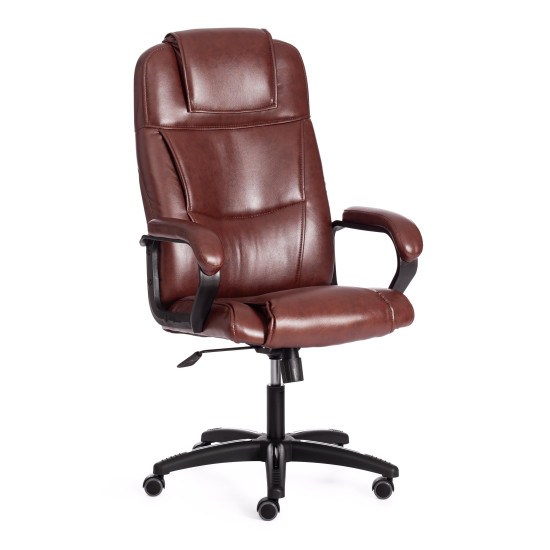 Кресло BERGAMO (кож/зам, коричневый)