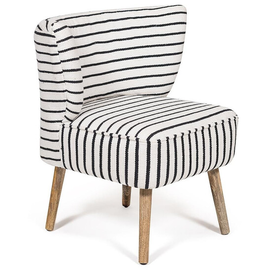 Кресло Secret De Maison «Bolzano» (black/white stripes) (Alba black/white stripes)