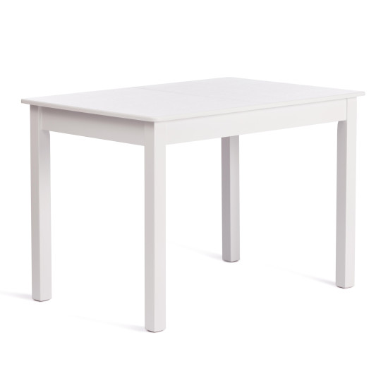 Стол MOSS раздвижной  бук, мдф, 110+30 x 68 x 75 см, white (белый)