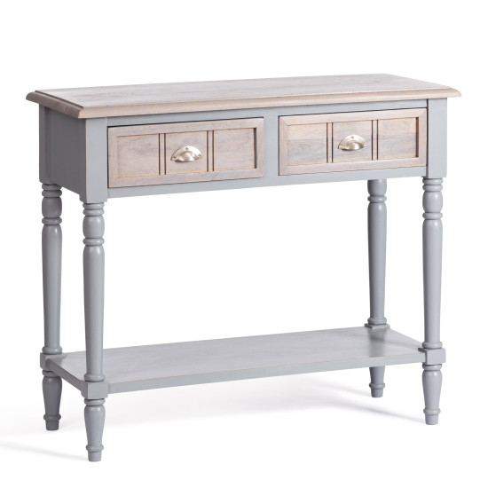 Консоль Secret De Maison BRIGHTON ( mod.OD-002 ) дерево акации/МДФ, 100х45х85 см, Antique grey/grey wash