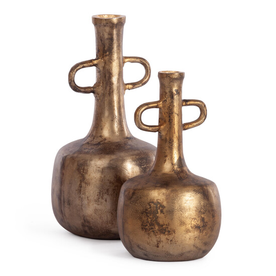 Набор ваз Secret De Maison LAGINI ( mod. LS-0226 )  металл: аллюминий, 4 х 15 х 27 см, 5 х 17 х 32 см, золотой