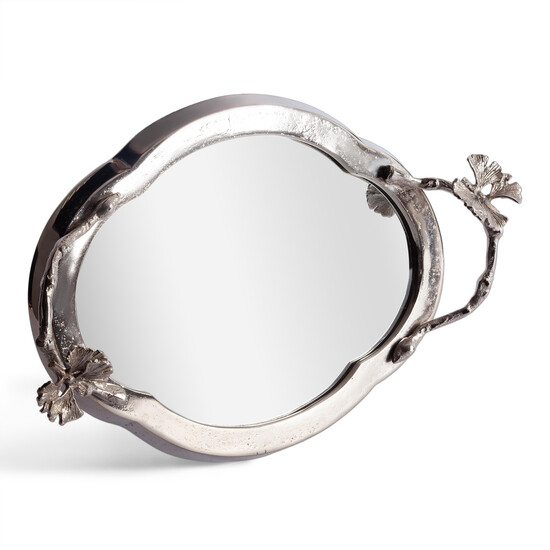 Поднос Secret De Maison MAPLE1 ( mod. 9557 ) алюминиевый сплав, 45,75x28x10 см, никель/nickel