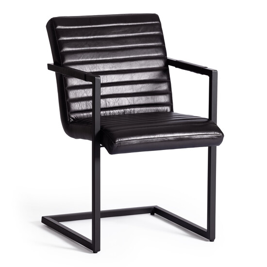 Кресло Secret De Maison PILOT (mod. 2209b) металл, кожа буйвола, 54 x 60 x 91 см (73 x 57 x 72 см), черный