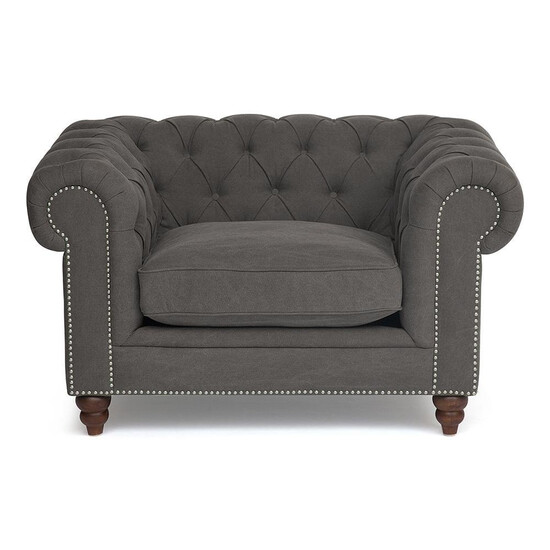 Кресло Secret De Maison «Chesterfield» (mod. 5137-20) (Серый (ткань)