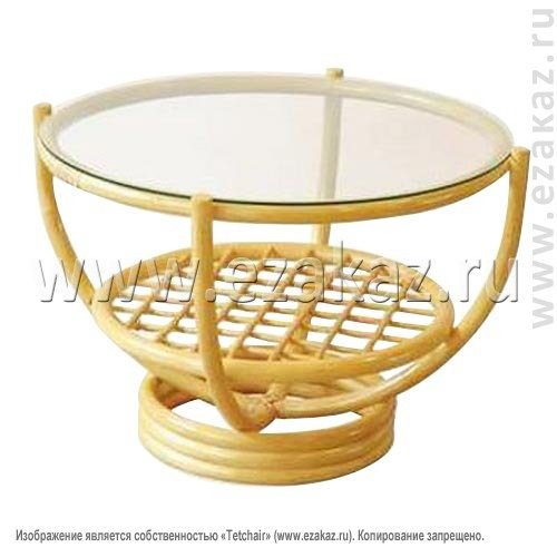 Журнальный столик из ротанга 05/02 (Мёд)