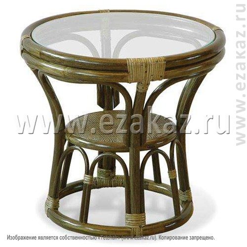 Журнальный столик из ротанга 05/09 (Олива)