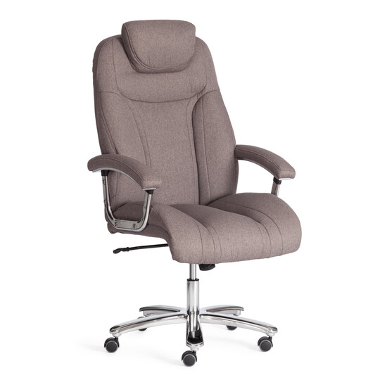 Кресло TRUST ткань рогожка Nice, мокко (серо-бежевая)