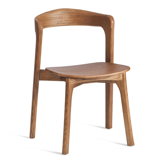 Стул ASGARD (mod.XMS-CB3027) дерево вяз, 48х43х76 см, Груша (№3)