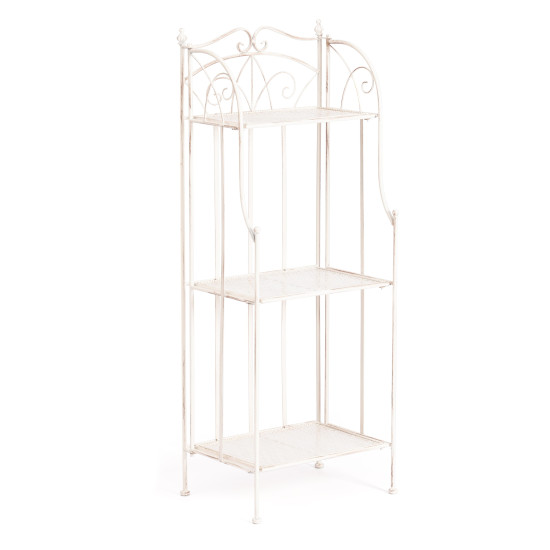 Этажерка Secret De Maison Elisa (PL08-10337) стальной сплав, античный белый, 41,50х20х108 см