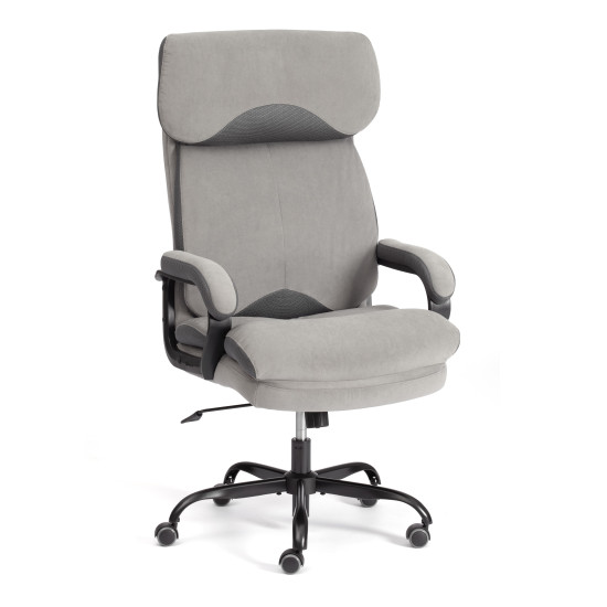 Кресло Duke metalBL велюр, серый, 29/TW-12