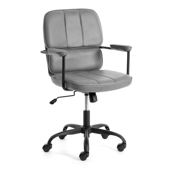 Кресло ALPHA иск. замша, Grey (Cерый)