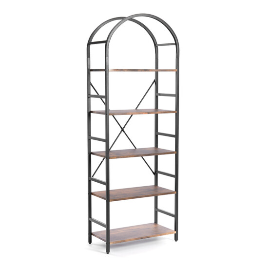 Стеллаж WS-03 60x30x166 см, burnt