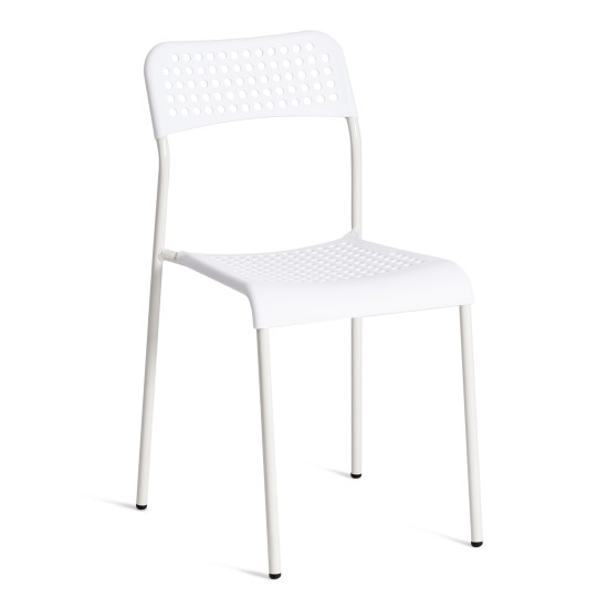 Стул ADDE (mod. C-049) металл/пластик, 39 х 49 х 78 см, White(белый) разборный