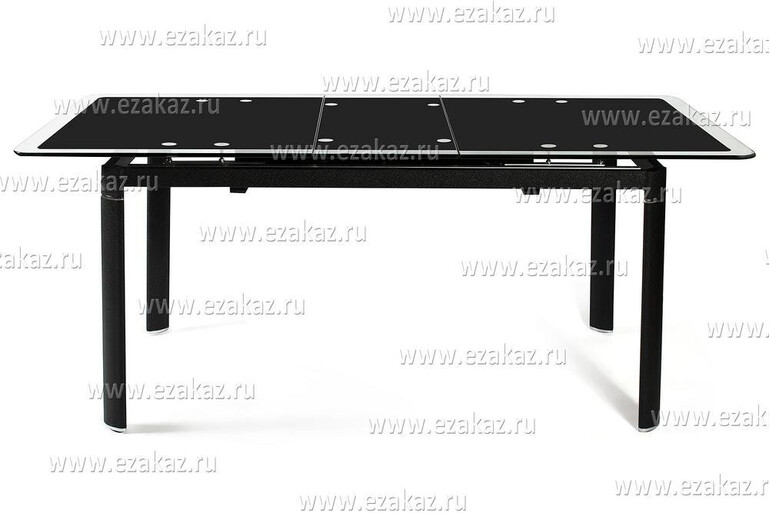 Стол стеклянный раскладной TB018-2 (Чёрный)