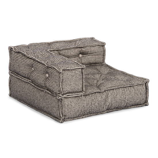 Модуль мягкий угловой Secret De Maison LICI (mod. 10099) шенилл жаккардового плетения, TD Box/02