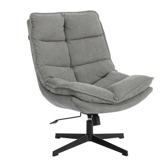 Кресло лаунж Reflex/Рефлекс велюр/букле (HYP), светло-серый