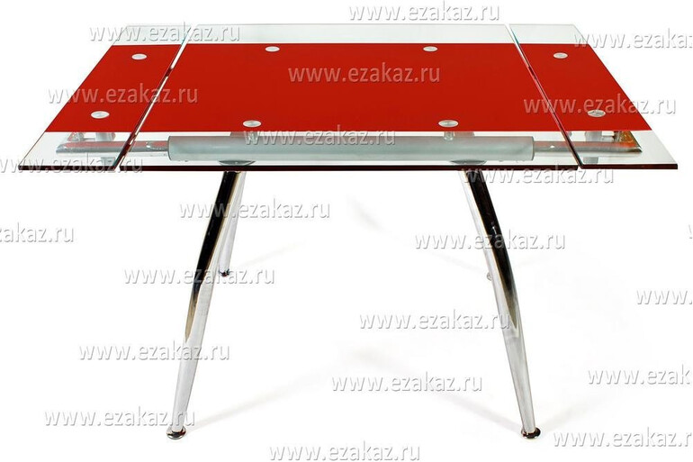 Стол стеклянный раскладной TB005 (Красный)