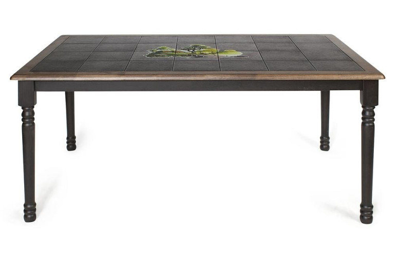 Стол обеденный с плиткой СТ 3760 венге (Дерево венге)