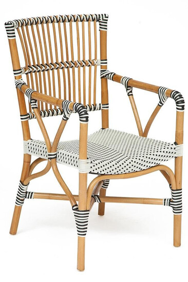 Кресло «Бистро Декорейшн» (Bistro Decoration) натуральный ротанг (Темный мед)