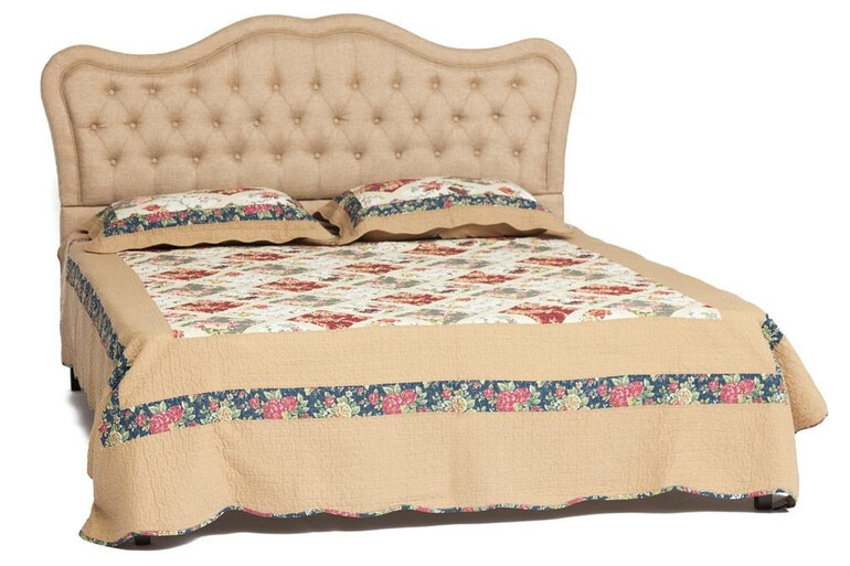 Двуспальная кровать Secret De Maison «Мадонна» (Madonna) 6671 (Бежевая ткань)