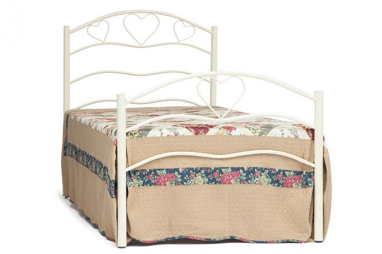 Кровать односпальная «Рокси» (Roxie) + основание (Розовый (90 x 200см)