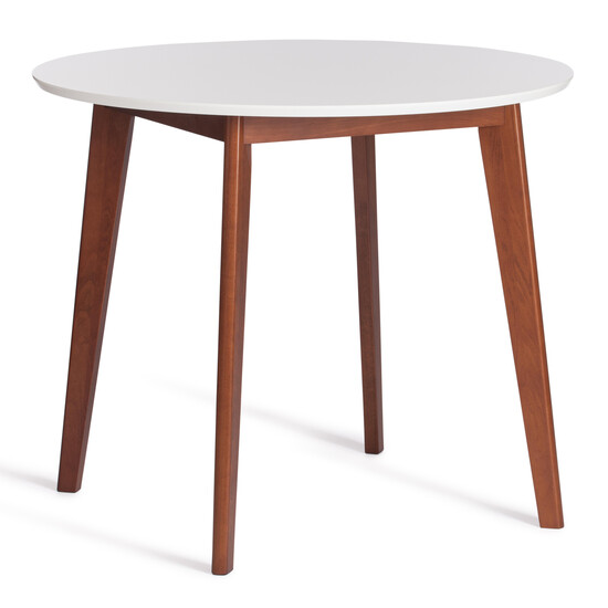 Стол обеденный «Боско» (Bosco Brown) (коричневый+белый)