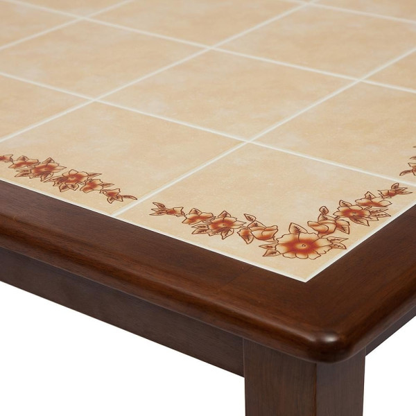 Стол обеденный с плиткой «Эмир» 3760 (Emir) (тёмный дуб) (Тёмный дуб) фото № 4